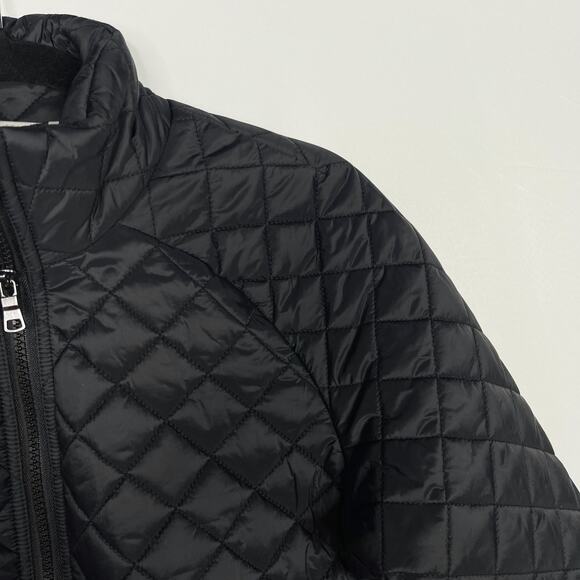 We by Living in Yellow Womens XS Black Quilted Nylon Puffer Jacket Lightweight - Picture 5 of 9